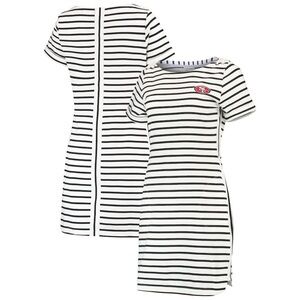 NEW NFL Shop San Francisco 49ers Tommy Bahama White Jovanna Striped Dress XS